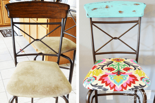 easy barstool makeover