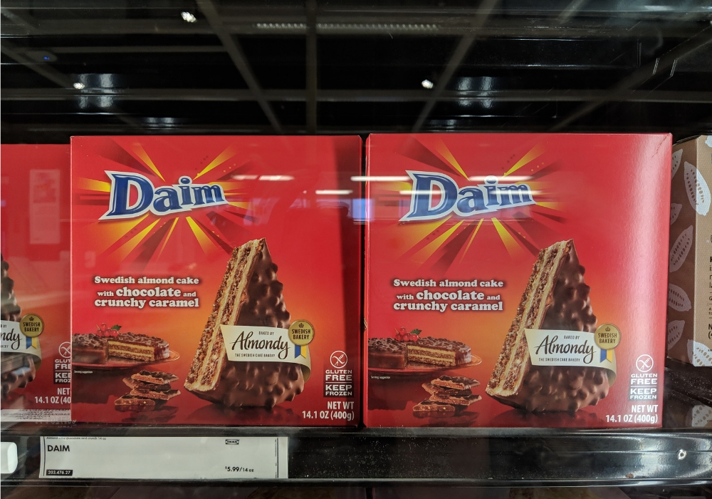 daim dessert at IKEA dallas