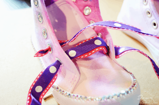 DIY Boutique High-Top Shoes