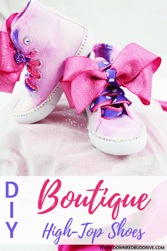 DIY Boutique High-Top Shoes