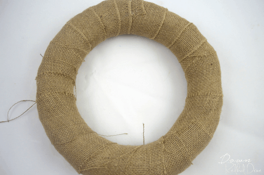 DIY Pumpkin Wreath