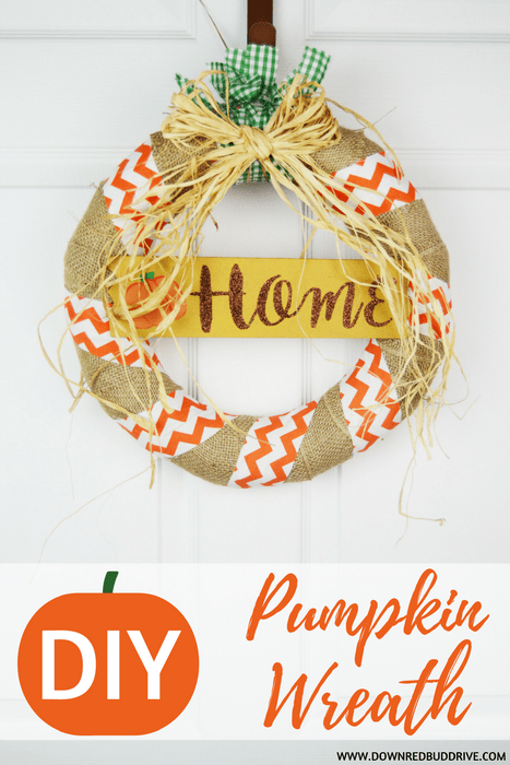 DIY Pumpkin Wreath