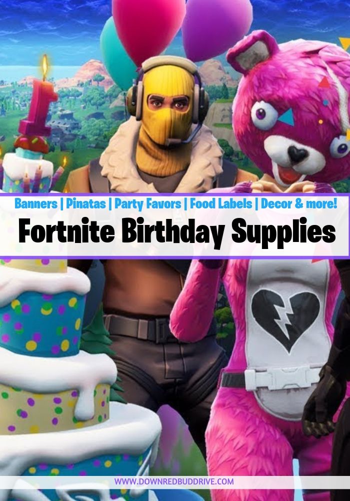 Fortnite Birthday Supplies