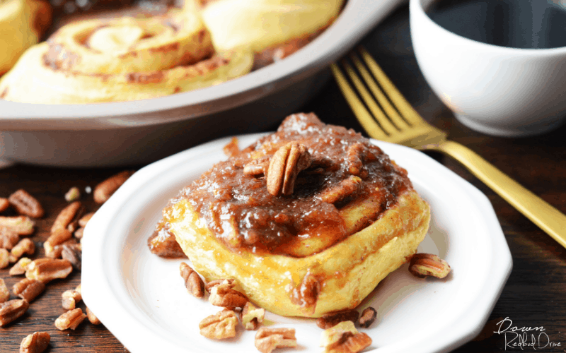 Pecan Pie Cinnamon Rolls