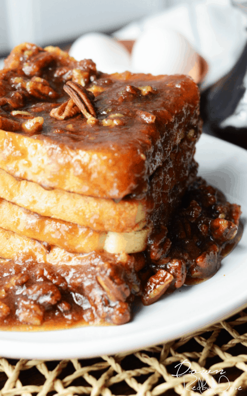 pecan-pie-french-toast-tall Pecan Pie French Toast