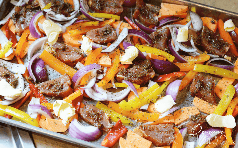 Sheet Pan Pork and Peppers