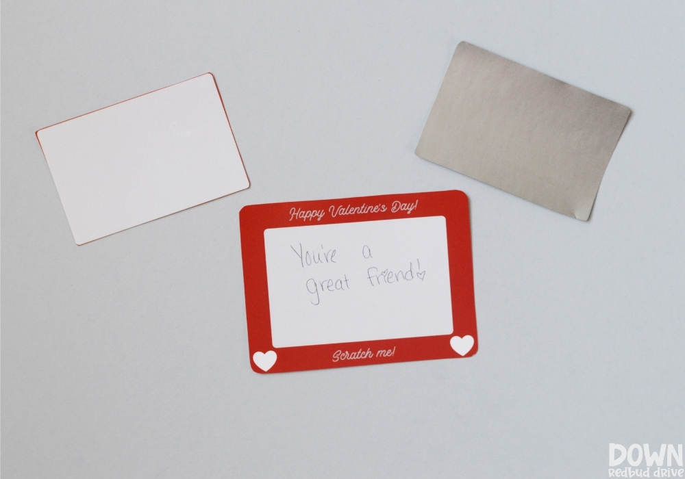 scratch-off-valentines-wide-4 An etch a sketch card and the scratcher sheet for the Scratch Off Valentines.
