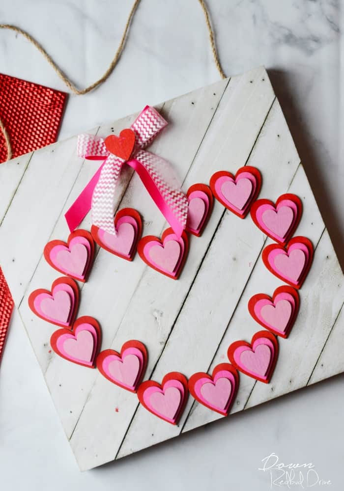 wooden-heart-sign-tall-1 Wooden Heart Valentine Sign